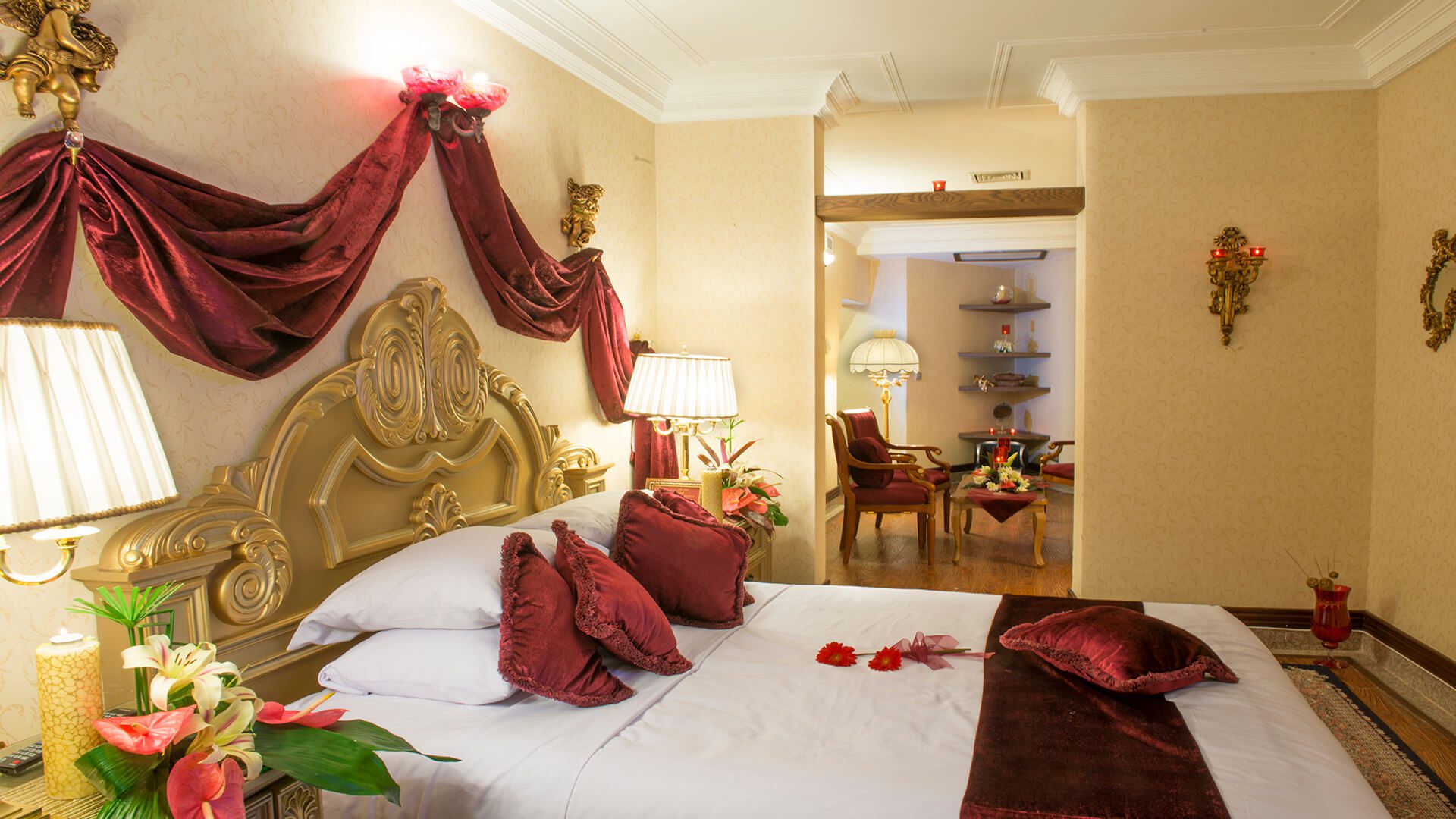 رزرو اتاق دبل لنداسکیپ هتل قصر طلایی